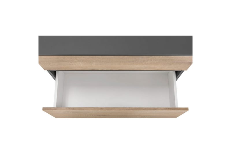 Servantskap Wisla 80x35x55 cm, Antrasitt/Eik - 80x35x55 cm, Antrasitt/Eik - Oppbevaring - Oppbevaring til baderom - Baderomsskap