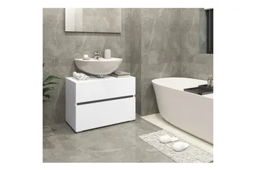 Servantskap Wisla 80x35x55 cm, Hvit - 80x35x55 cm, Hvit - Oppbevaring - Oppbevaring til baderom - Veggskap & høyskap