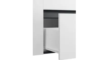 Servantskap Wisla 80x45x53 cm, Antrasitt/Hvit - 80x45x53 cm, Antrasitt/Hvit - Oppbevaring - Oppbevaring til baderom - Servantskap & kommode