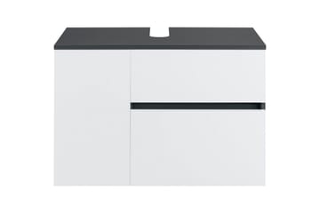 Servantskap Wisla 80x45x53 cm, Antrasitt/Hvit - 80x45x53 cm, Antrasitt/Hvit - Oppbevaring - Oppbevaring til baderom - Baderomsskap