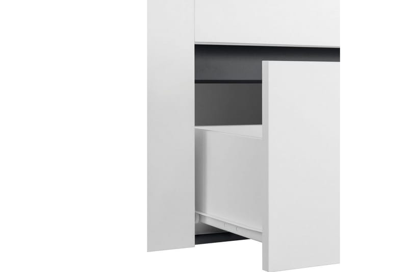 Servantskap Wisla 80x45x53 cm, Antrasitt/Hvit - 80x45x53 cm, Antrasitt/Hvit - Oppbevaring - Oppbevaring til baderom - Baderomsskap