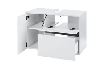 Servantskap Wisla 80x45x53 cm, Hvit - 80x45x53 cm, Hvit - Oppbevaring - Oppbevaring til baderom - Veggskap & høyskap