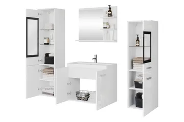 Somender Møbelsett til Bad 132 cm - Oppbevaring - Oppbevaring til baderom - Komplette møbelpakker