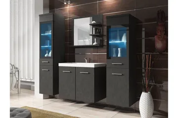 Somender Møbelsett til Bad 132 cm - Oppbevaring - Oppbevaring til baderom - Komplette møbelpakker