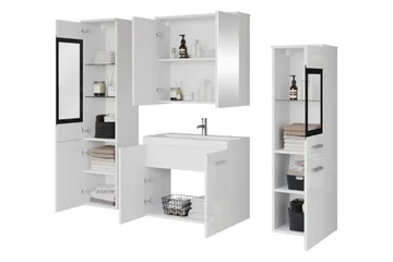 Somender Møbelsett til Bad 132 cm - Oppbevaring - Oppbevaring til baderom - Komplette møbelpakker