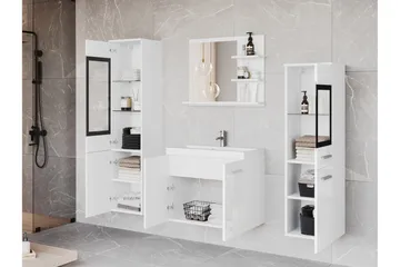 Somender Møbelsett til Bad 132 cm - Oppbevaring - Oppbevaring til baderom - Komplette møbelpakker