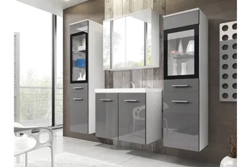 Somender Møbelsett til Bad 132 cm - Oppbevaring - Oppbevaring til baderom - Komplette møbelpakker