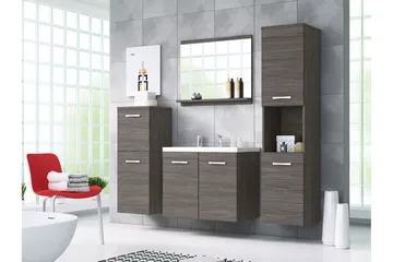 Sonaki Møbelsett til Bad 133 cm - Oppbevaring - Oppbevaring til baderom - Komplette møbelpakker