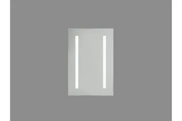 Belmena Skap til Badet 40 cm Speil med LED-belysning - Hvit - Oppbevaring - Oppbevaring til baderom - Speilskap