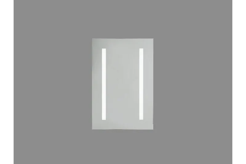 Belmena Skap til Badet 40 cm Speil med LED-belysning - Hvit - Oppbevaring - Oppbevaring til baderom - Speilskap