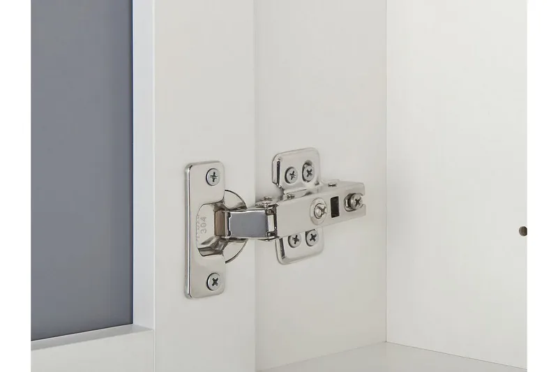 Carmenes Skap til Badet 40 cm med Speil - Hvit - Oppbevaring - Oppbevaring til baderom - Speilskap