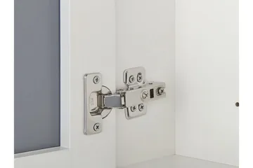 Carmenes Skap til Badet 40 cm med Speil - Hvit - Oppbevaring - Oppbevaring til baderom - Speilskap