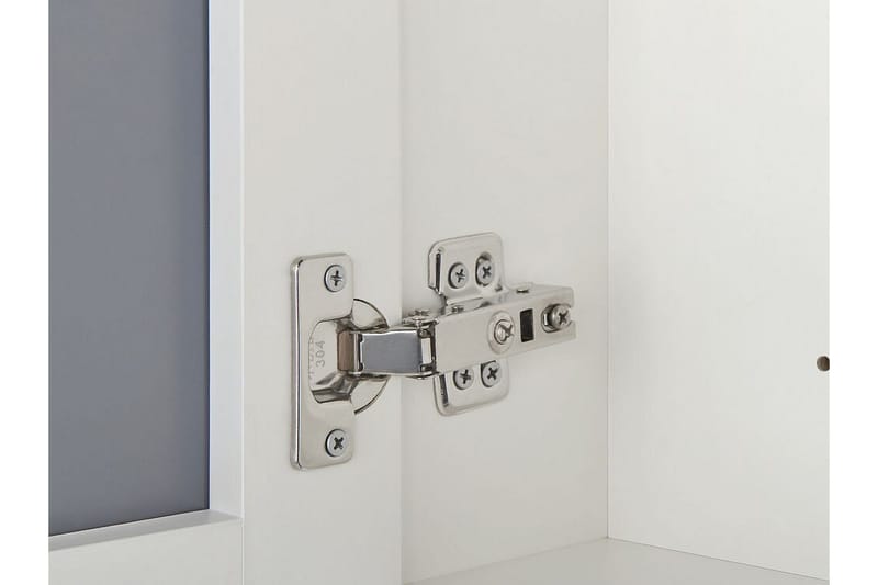 Carmenes Skap til Badet 40 cm med Speil - Hvit - Oppbevaring - Oppbevaring til baderom - Speilskap