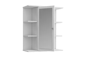 Elsassona Veggskap 26x60 cm - Hvit - Oppbevaring - Oppbevaring til baderom - Speilskap