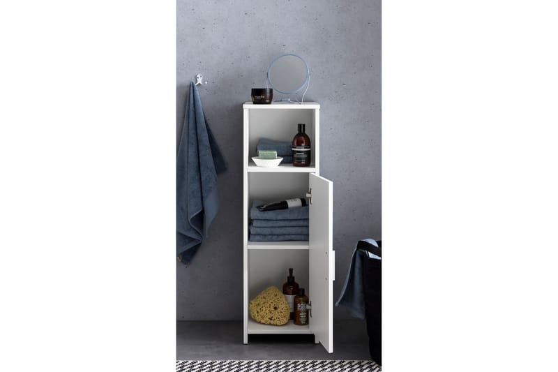 Hennon Baderomsskap 30x30 cm - Hvit - Oppbevaring - Oppbevaring til baderom - Speilskap