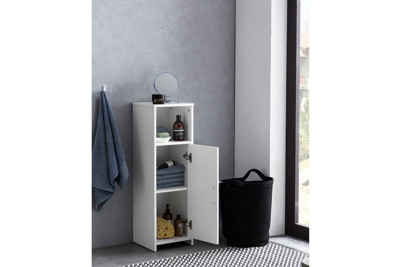 Hennon Baderomsskap 30x30 cm - Hvit - Oppbevaring - Oppbevaring til baderom - Speilskap