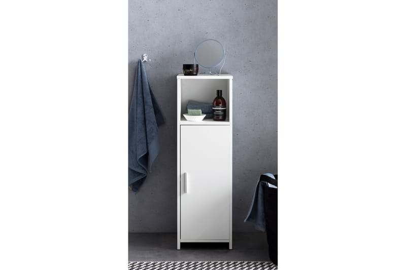 Hennon Baderomsskap 30x30 cm - Hvit - Oppbevaring - Oppbevaring til baderom - Speilskap