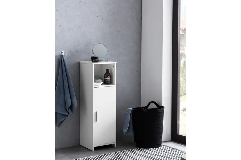 Hennon Baderomsskap 30x30 cm - Hvit - Oppbevaring - Oppbevaring til baderom - Speilskap