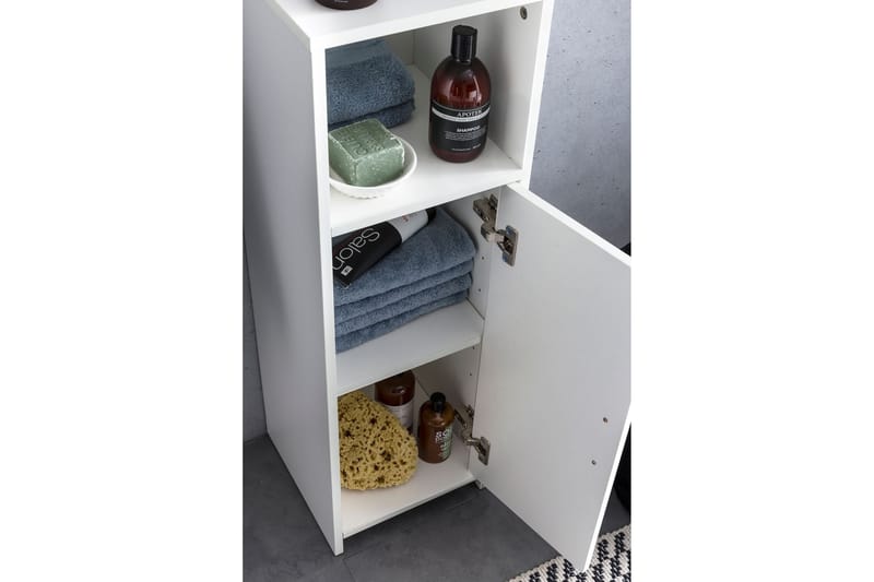 Hennon Baderomsskap 30x30 cm - Hvit - Oppbevaring - Oppbevaring til baderom - Speilskap