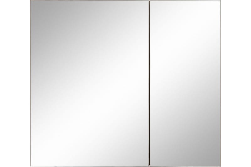 Hudnall Veggskap 2 Dører - Antrasitt/Hvit - Oppbevaring - Oppbevaring til baderom - Speilskap
