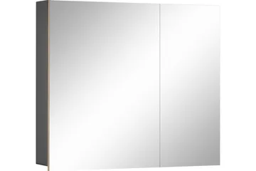 Hudnall Veggskap 2 Dører - Antrasitt/Hvit - Oppbevaring - Oppbevaring til baderom - Speilskap