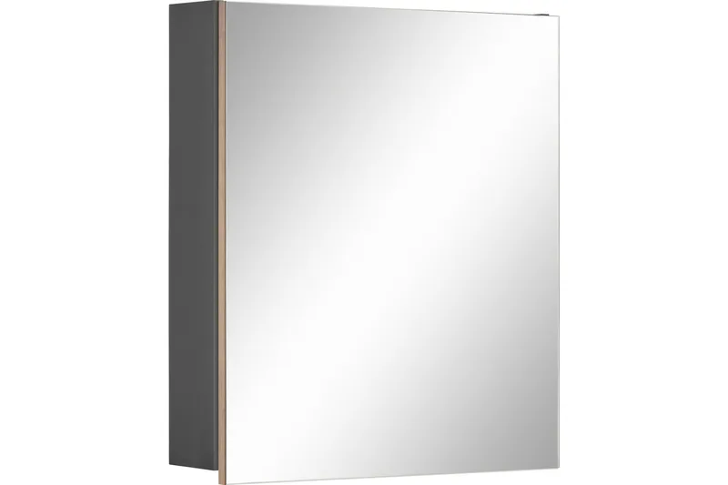 Hudnall Veggskap 60x15 cm, Antrasitt/Hvit