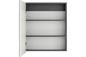 Hudnall Veggskap 60x15 cm - Antrasitt/Natur - Oppbevaring - Oppbevaring til baderom - Speilskap