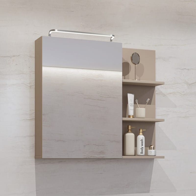 Speilskap Irvine 1 dør - Kongo - Oppbevaring - Oppbevaring til baderom - Speilskap