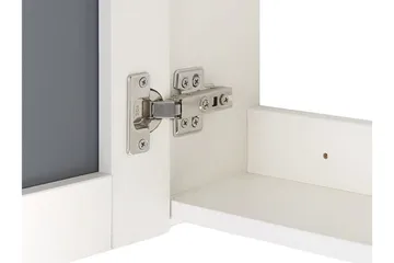 Jaramillo Skap til Badet 60 cm Speil med LED-belysning - Hvit - Oppbevaring - Oppbevaring til baderom - Speilskap