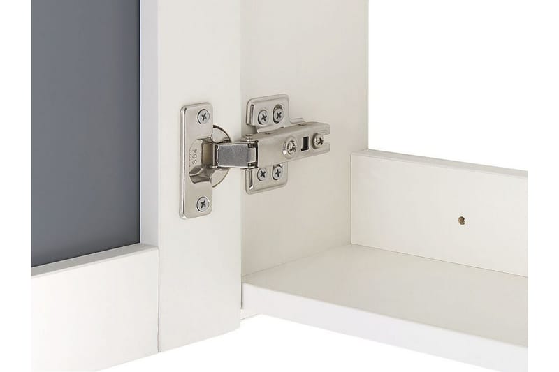 Jaramillo Skap til Badet 60 cm Speil med LED-belysning - Hvit - Oppbevaring - Oppbevaring til baderom - Speilskap