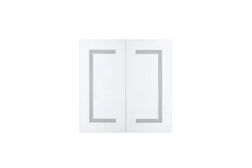 Mazarredo Skap til Badet 60 cm Speil med LED-belysning - Hvit - Oppbevaring - Oppbevaring til baderom - Speilskap