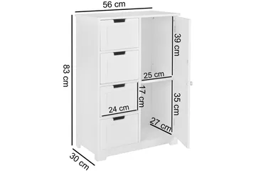 Meny Baderomsskap - Oppbevaring - Oppbevaring til baderom - Speilskap