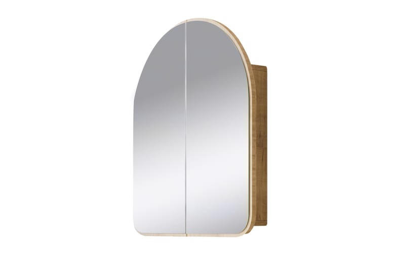 Overskap med speil Duigen 45 cm - Beige - Speilskap