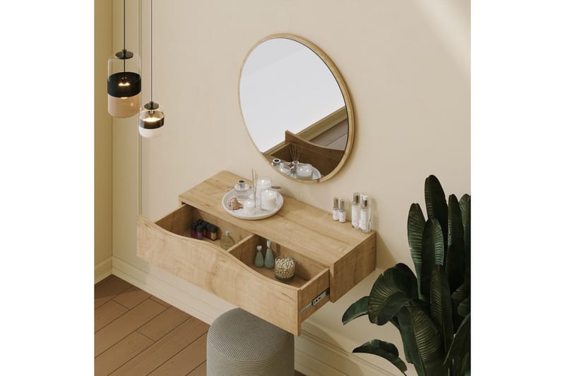 Princesse Overskap med speil 82 cm - Oppbevaring - Oppbevaring til baderom - Speilskap