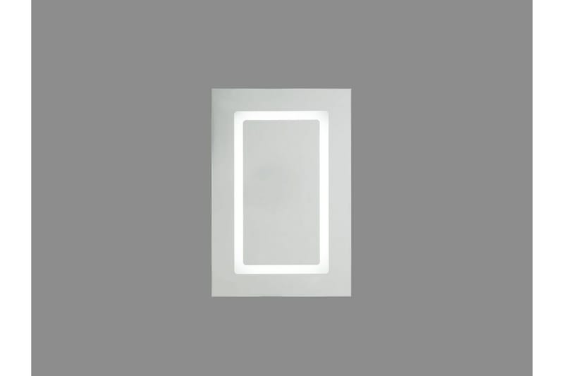 Roconda Skap til Badet 40 cm Speil med LED-belysning - Hvit - Oppbevaring - Oppbevaring til baderom - Speilskap