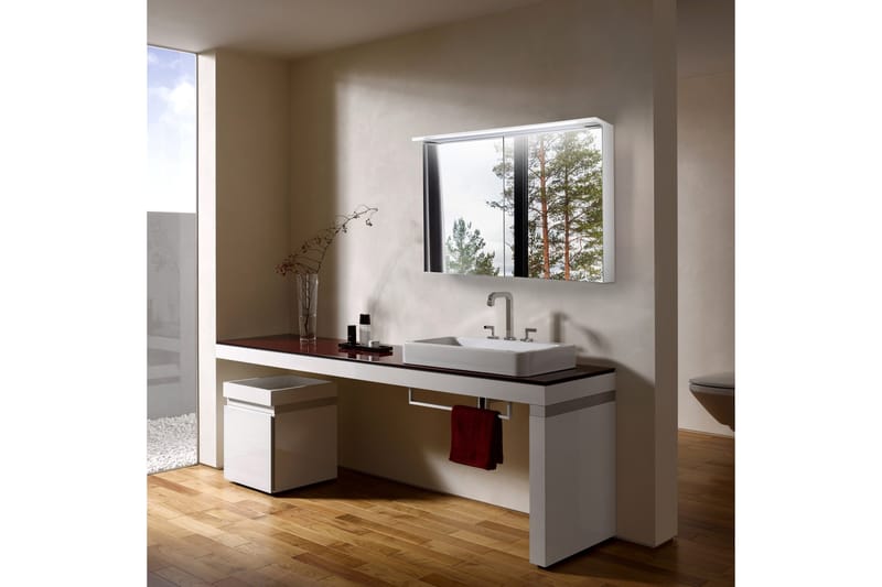 Spegelskåp Bathlife Vit - Oppbevaring - Oppbevaring til baderom - Speilskap