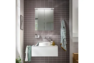 Spegelskåp Bathlife Vit - Oppbevaring - Oppbevaring til baderom - Speilskap
