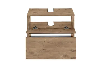 Tvättställsskåp & kommod Loft24 Tvättställsskåp Loft24 Wisla Brun1 - Oppbevaring - Oppbevaring til baderom - Servantskap & kommode