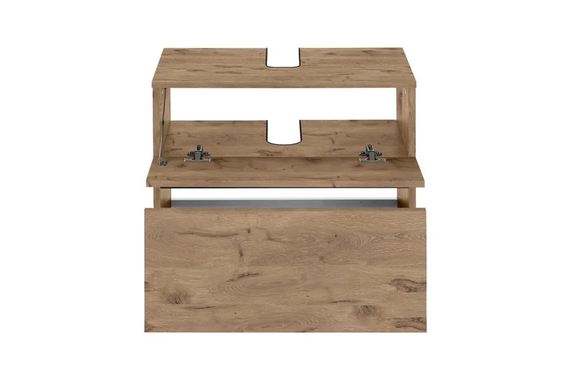 Tvättställsskåp & kommod Loft24 Tvättställsskåp Loft24 Wisla Brun1 - Oppbevaring - Oppbevaring til baderom - Servantskap & kommode