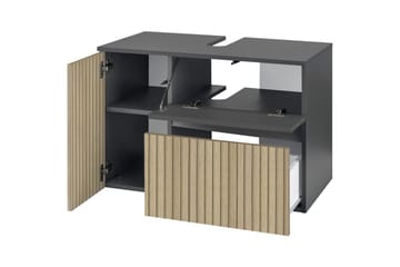 Tvättställsskåp & kommod Loft24 Wisla Tvättställsskåp 80 cm Natur - Oppbevaring - Oppbevaring til baderom - Servantskap & kommode