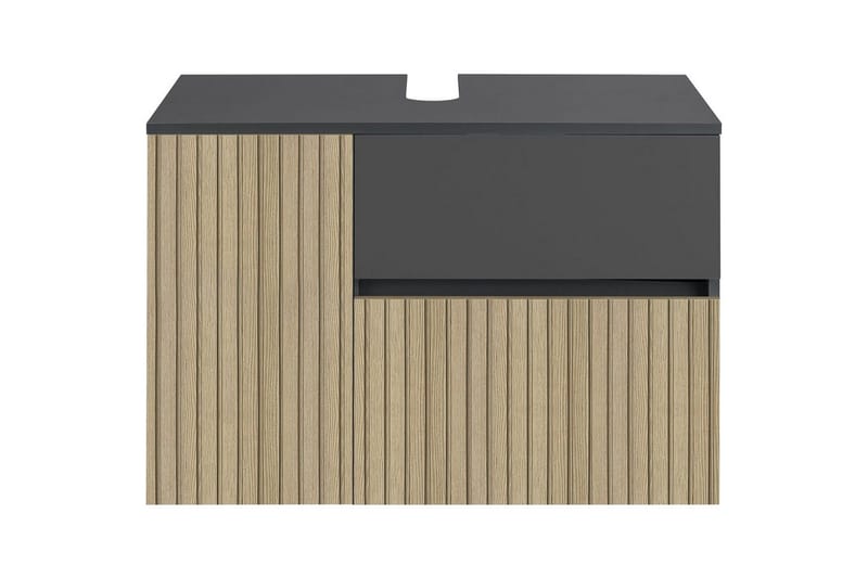 Tvättställsskåp & kommod Loft24 Wisla Tvättställsskåp 80 cm Natur - Oppbevaring - Oppbevaring til baderom - Servantskap & kommode
