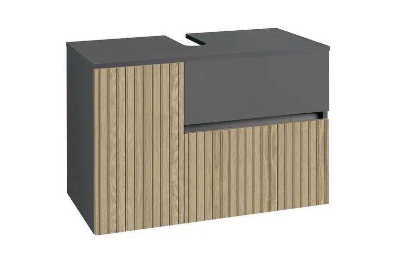 Tvättställsskåp & kommod Loft24 Wisla Tvättställsskåp 80 cm Natur