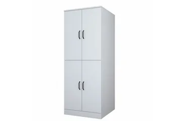 Vaskemaskinskap Ostwerwaltia Hvit - Hvit - Oppbevaring - Oppbevaring til baderom - Veggskap & høyskap