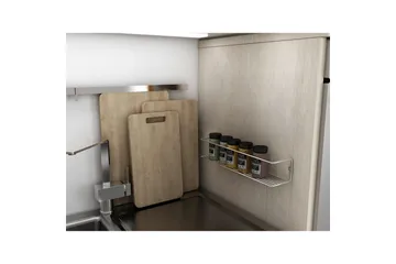 Vegghylle Moren Makyaj Rafi Krom - Krom - Oppbevaring - Oppbevaring til baderom - Baderomshyller