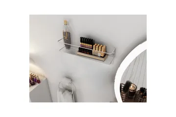 Vegghylle Moren Makyaj Rafi Krom - Krom - Oppbevaring - Oppbevaring til baderom - Baderomshyller