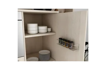 Vegghylle Moren Makyaj Rafi Krom - Krom - Oppbevaring - Oppbevaring til baderom - Baderomshyller