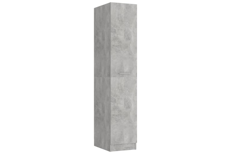 Apotekskap betonggrå 30x42,5x150 cm sponplater - Grå - Veggskap & høyskap - Baderomsskap