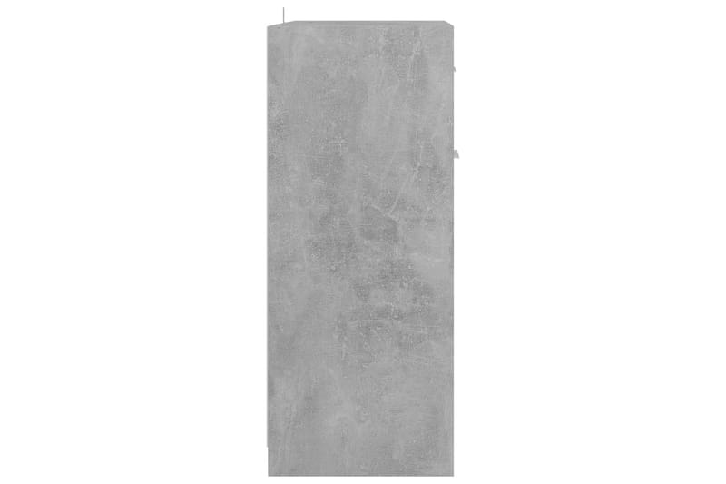 Baderomsskap betonggrå 60x33x80 cm sponplate - Grå - Veggskap & høyskap - Baderomsskap