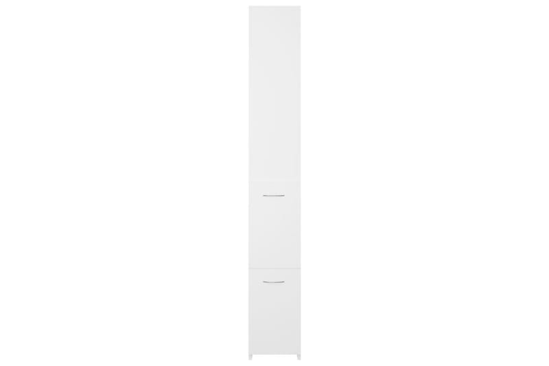 Baderomsskap hvit 25x25x170 cm sponplate - Hvit - Veggskap & høyskap - Baderomsskap