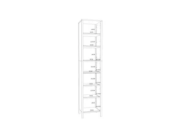 Elsassona Høyskap 35x40 cm - Hvit - Oppbevaring - Oppbevaring til baderom - Veggskap & høyskap